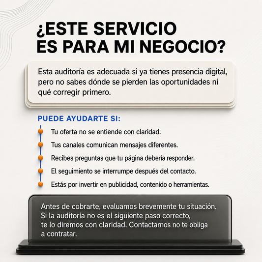 Auditoría Estratégica del Ecosistema Digital