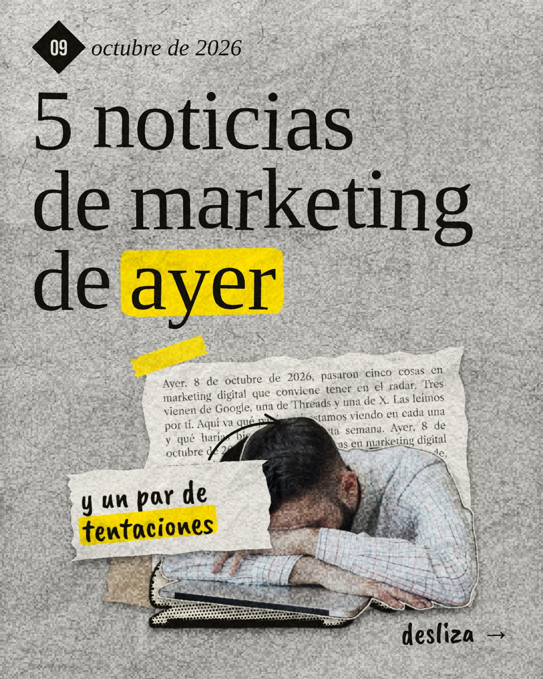 5 noticias de marketing digital de ayer, 9 de octubre de 2026