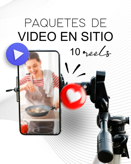 Paquete de Video en Sitio – 10 Reels/Shorts Profesionales (5+5 en 2 jornadas)