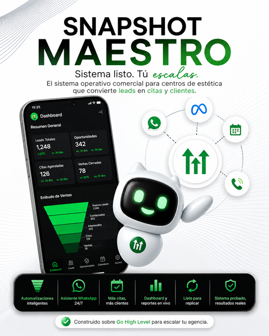 Snapshot Maestro Go High Level